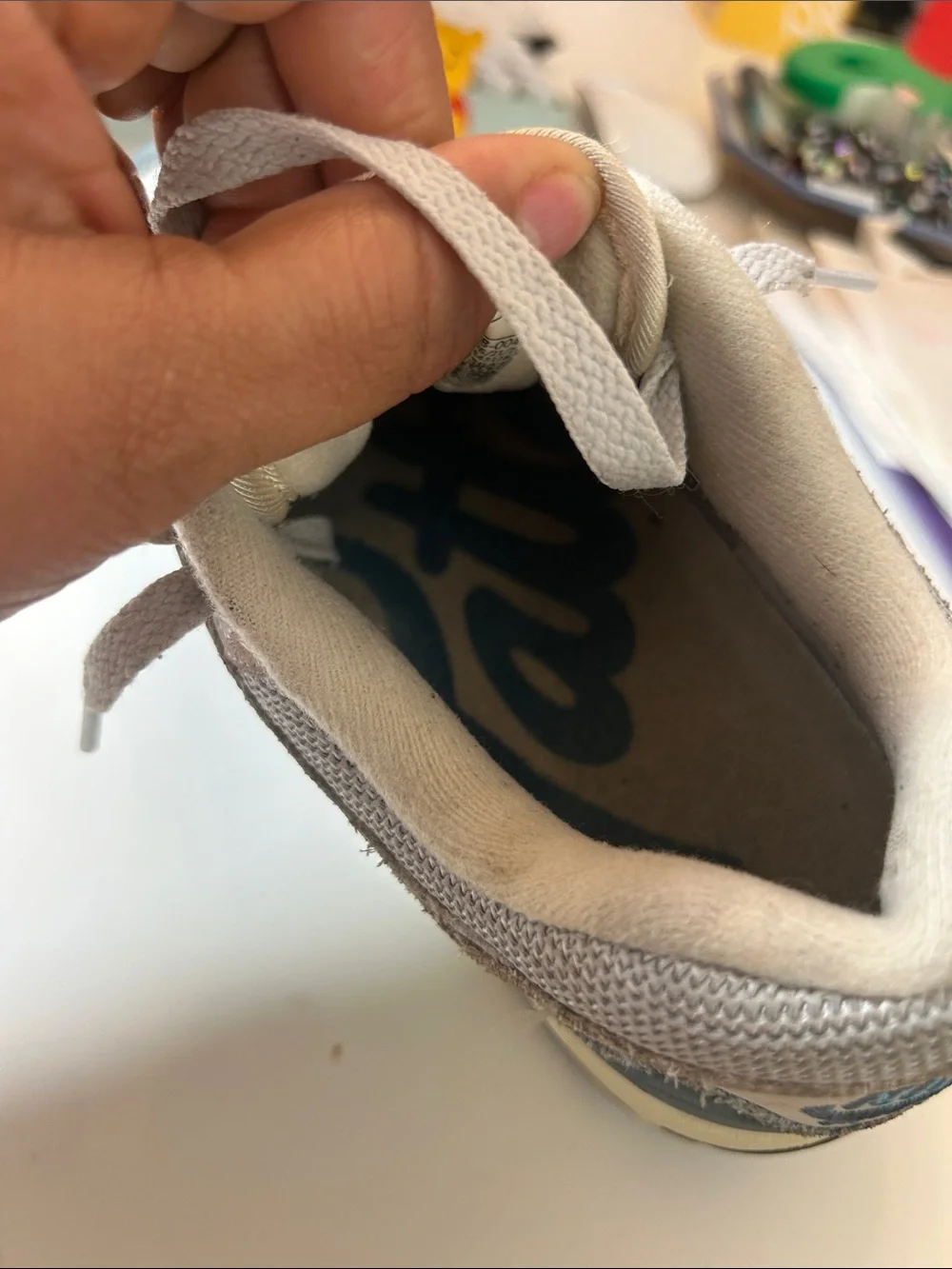NikeAir Max 1 X Patta in Light Gray and Slate Blue men size 6.5